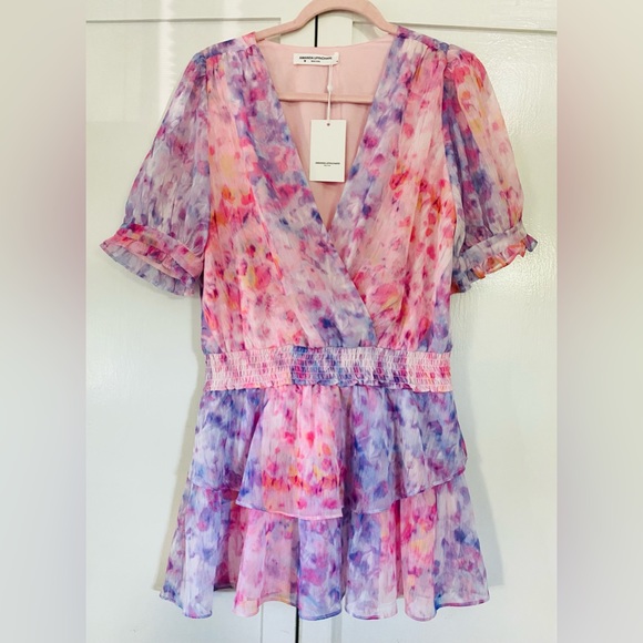 Amanda Uprichard NYC Adriel Dress in Cotton Candy - Picture 3 of 12